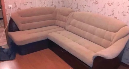 Перетяжка углового дивана. Фрязино